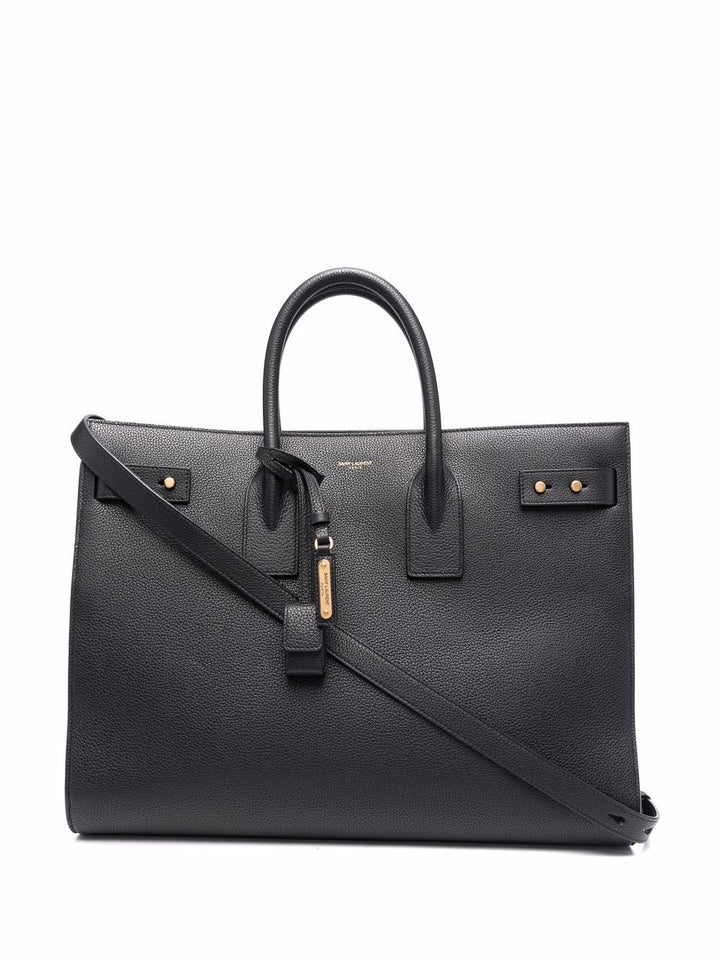 Sac de jour grande e sottile in pelle martellata