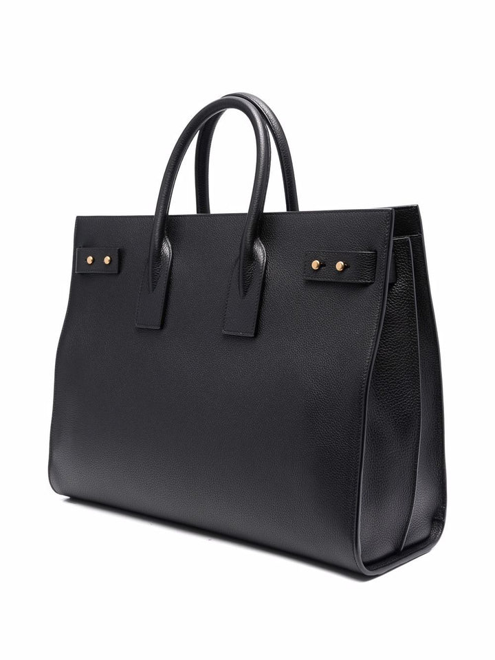 Sac de jour grande e sottile in pelle martellata