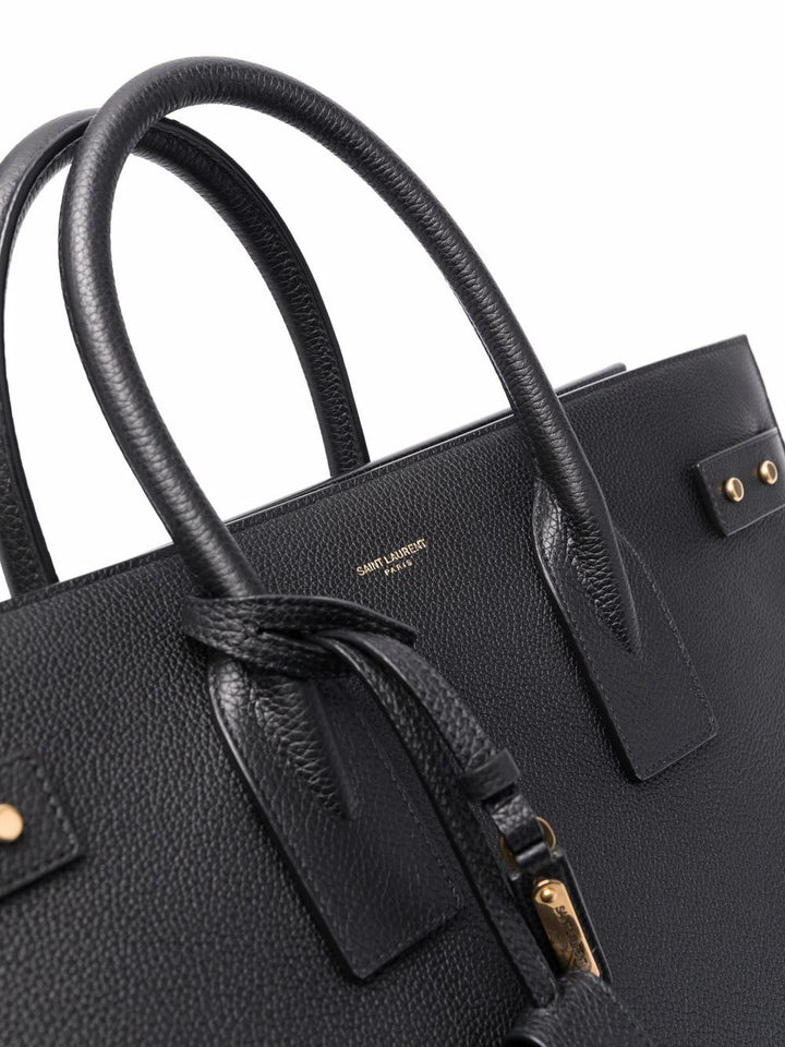 Sac de jour grande e sottile in pelle martellata