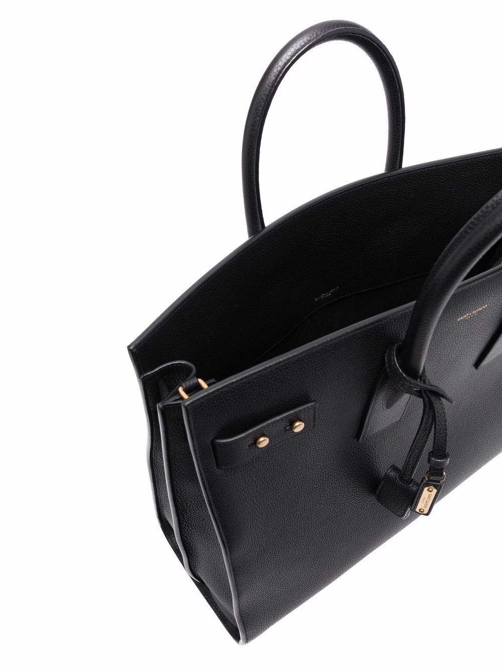 Sac de jour grande e sottile in pelle martellata