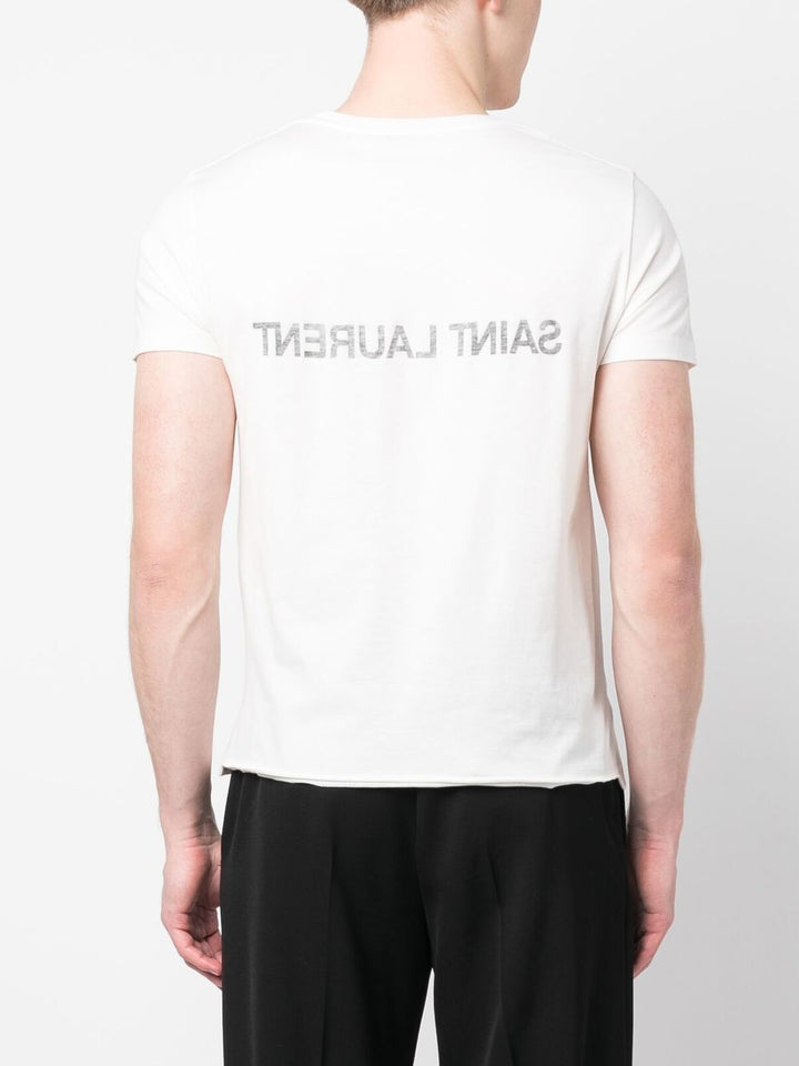SAINT LAURENT
T-shirt in cotone