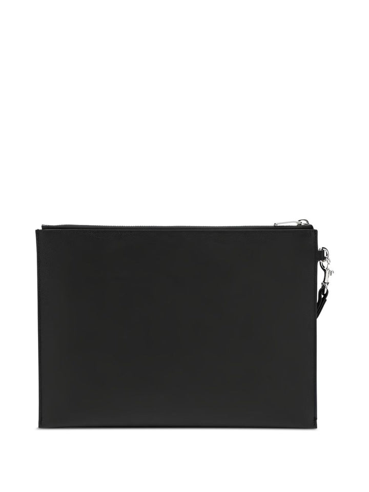 SAINT LAURENT
Porta tablet con zip in pelle