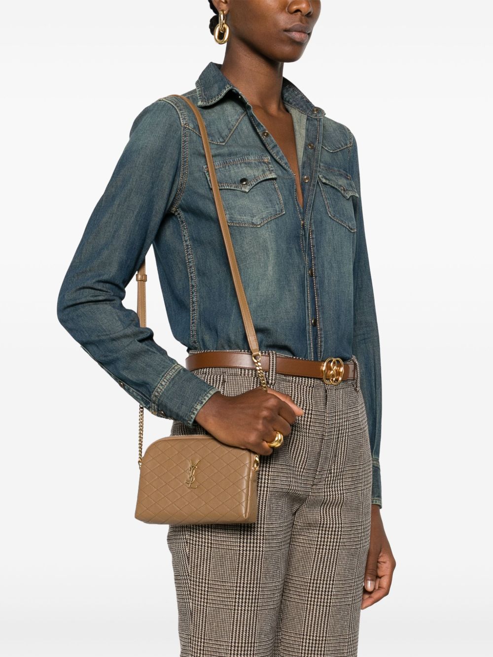 Saint LaurentCamera Bag Gaby in pelle di agnello