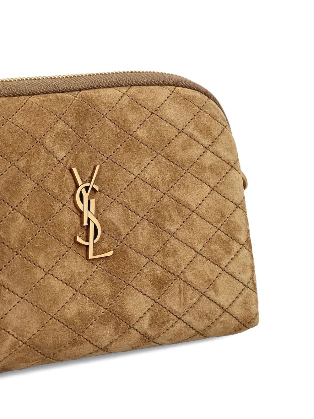 Saint Laurent

Pochette con zip GABY in suede.