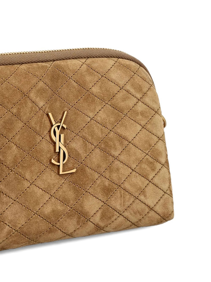 Saint Laurent

Pochette con zip GABY in suede.