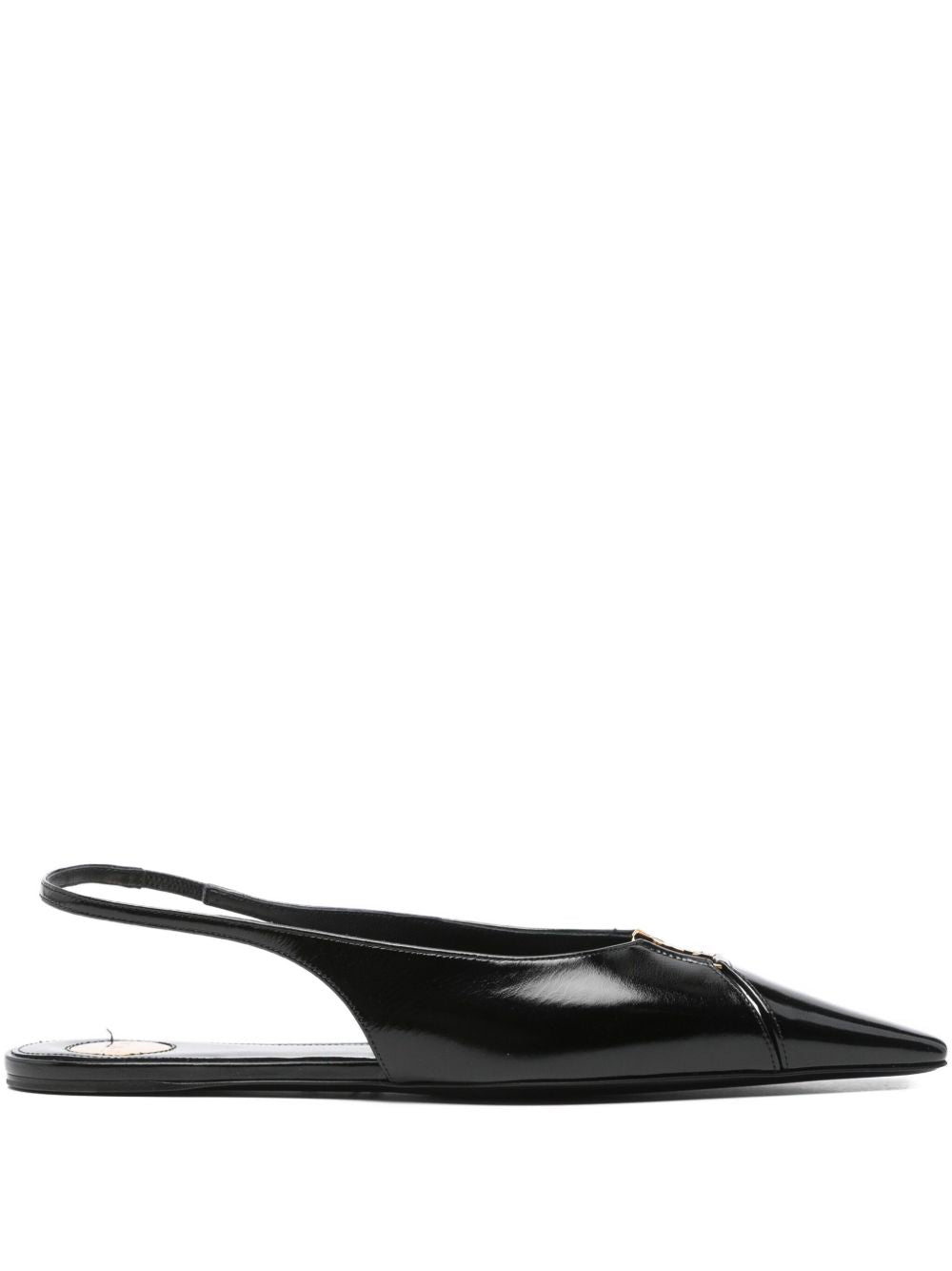 Saint Laurent Ballerine aperte sul retro BABYLONE