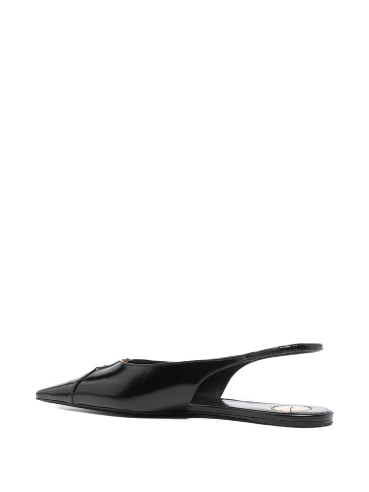 Saint Laurent
Ballerine aperte sul retro BABYLONE