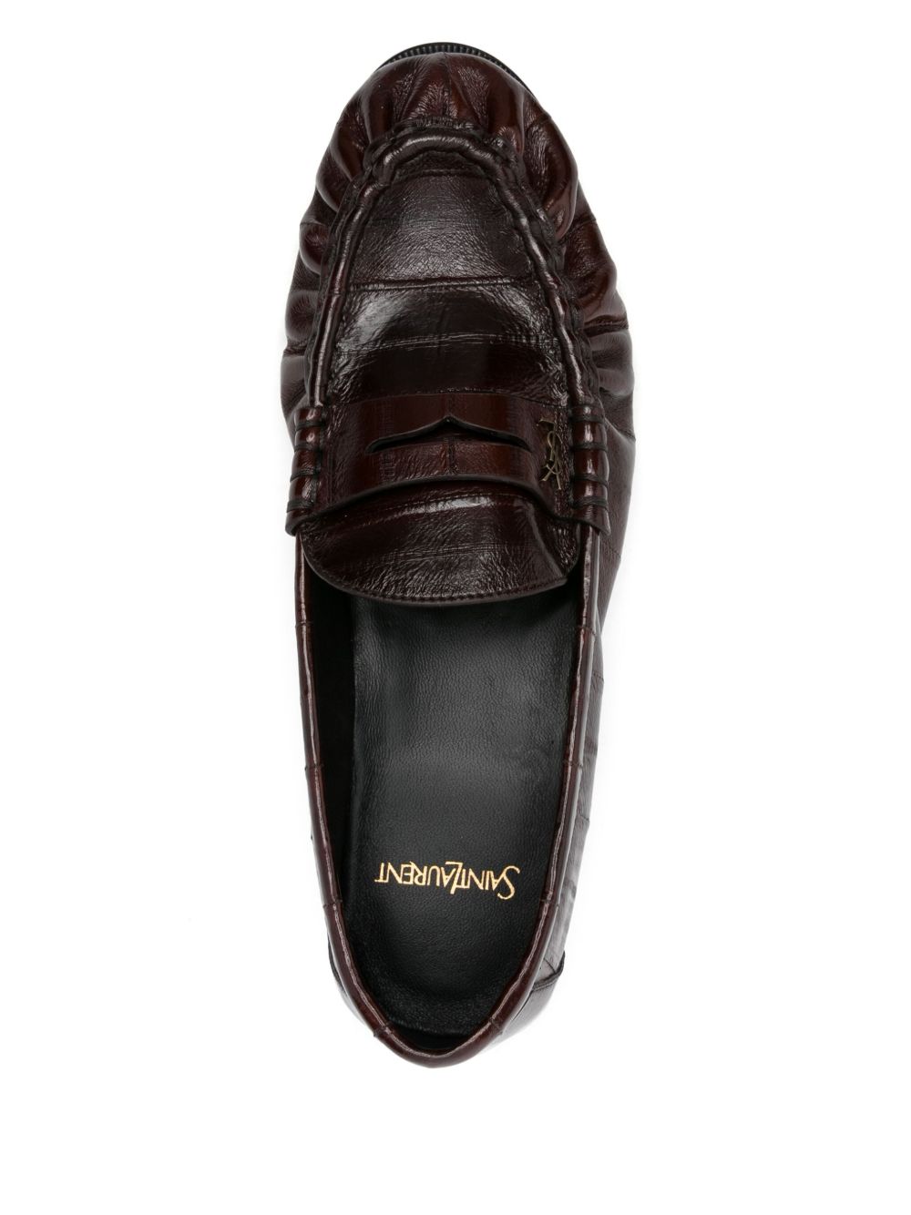 Mocassini stampa in pelle