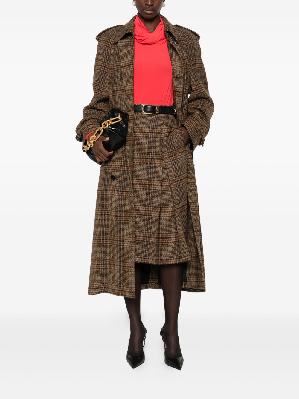 Saint Laurent
Gonna marrone