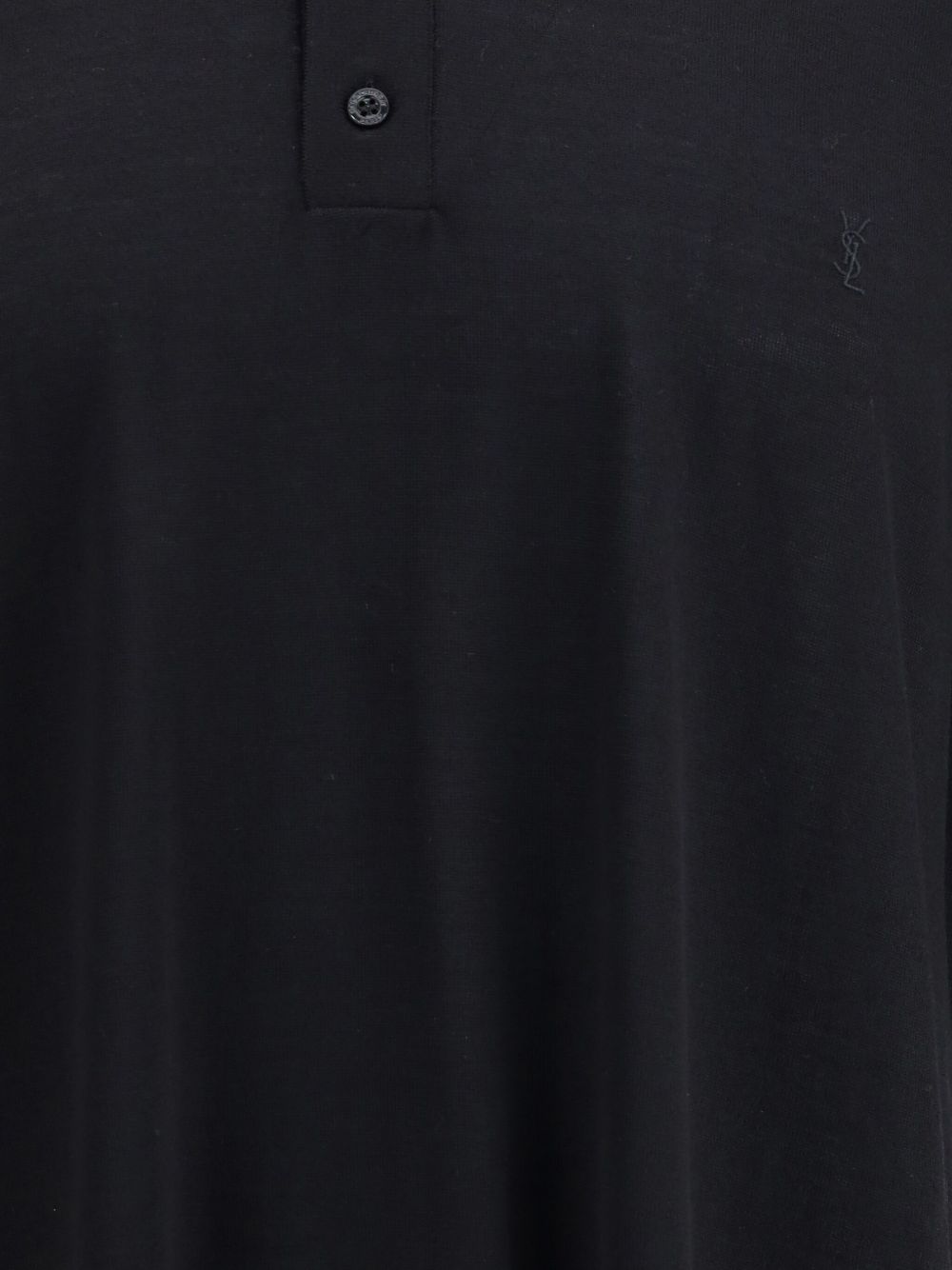 Polo a maniche lunghe in lana con ricamo CASSANDRE