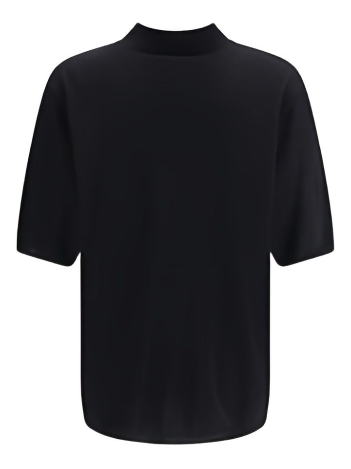 Polo a maniche lunghe in lana con ricamo CASSANDRE