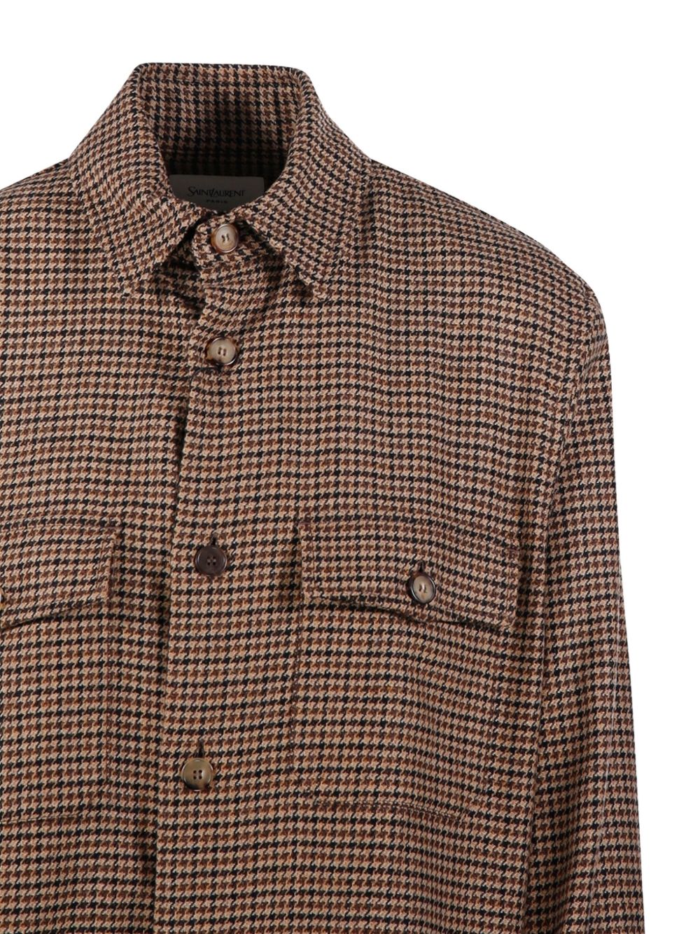 Overshirt in pied de poule