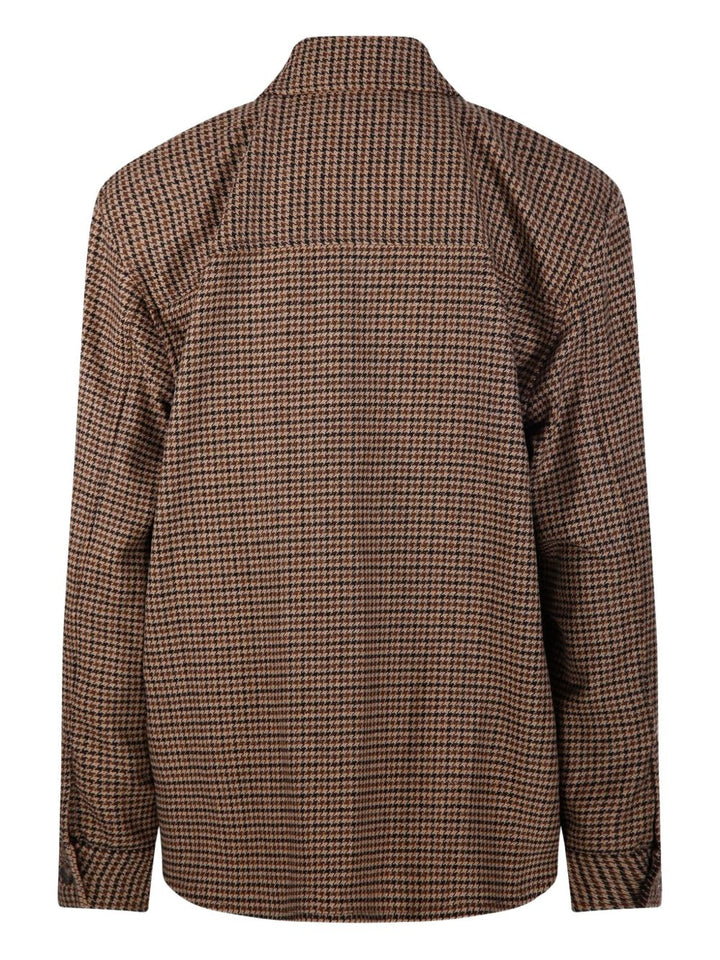 Overshirt in pied de poule