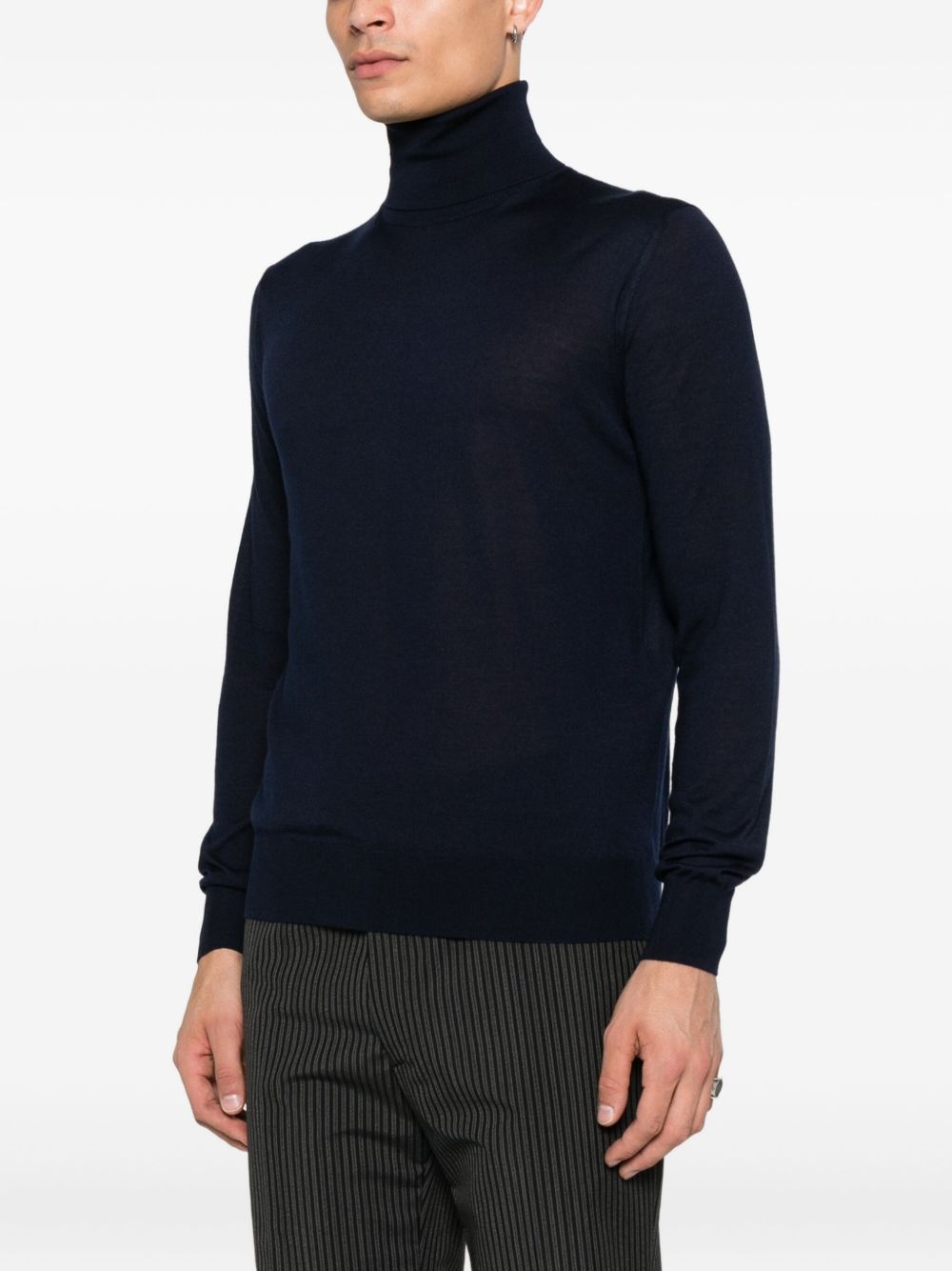 SAINT LAURENT
Maglia dolcevita blu
