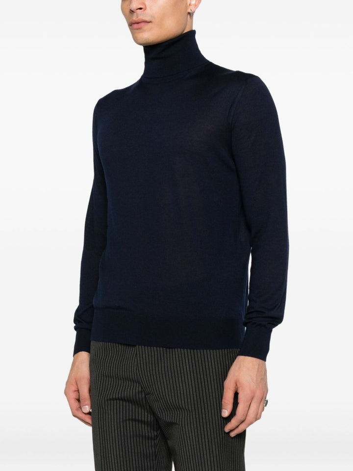 SAINT LAURENT
Maglia dolcevita blu