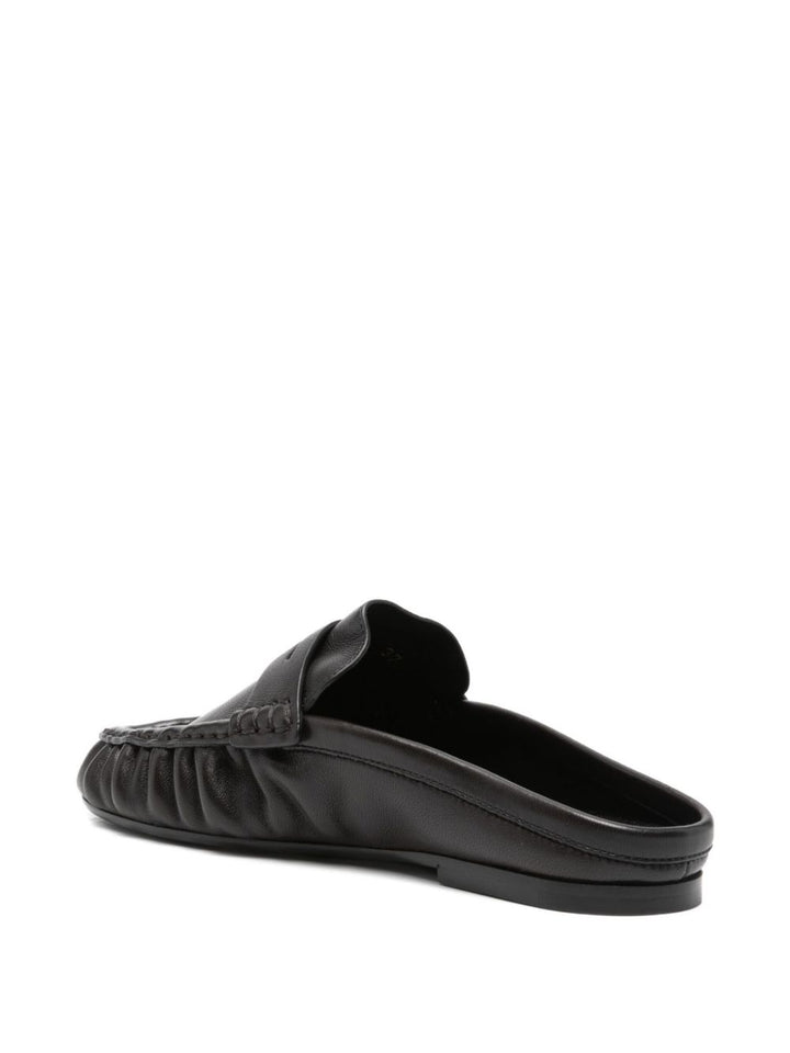 Saint Laurent Sabot con logo arricciato