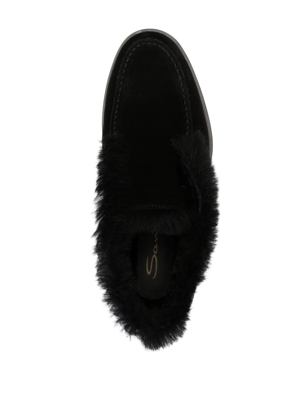 Santoni
Scarpe slip-on in pelle di vitello nera