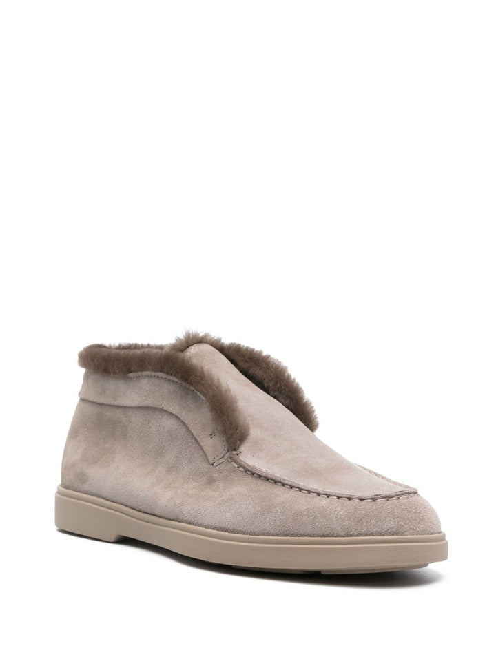 Santoni
Scarpe slip-on in pelle di vitello beige