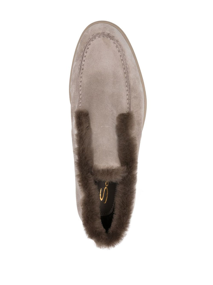 Santoni
Scarpe slip-on in pelle di vitello beige