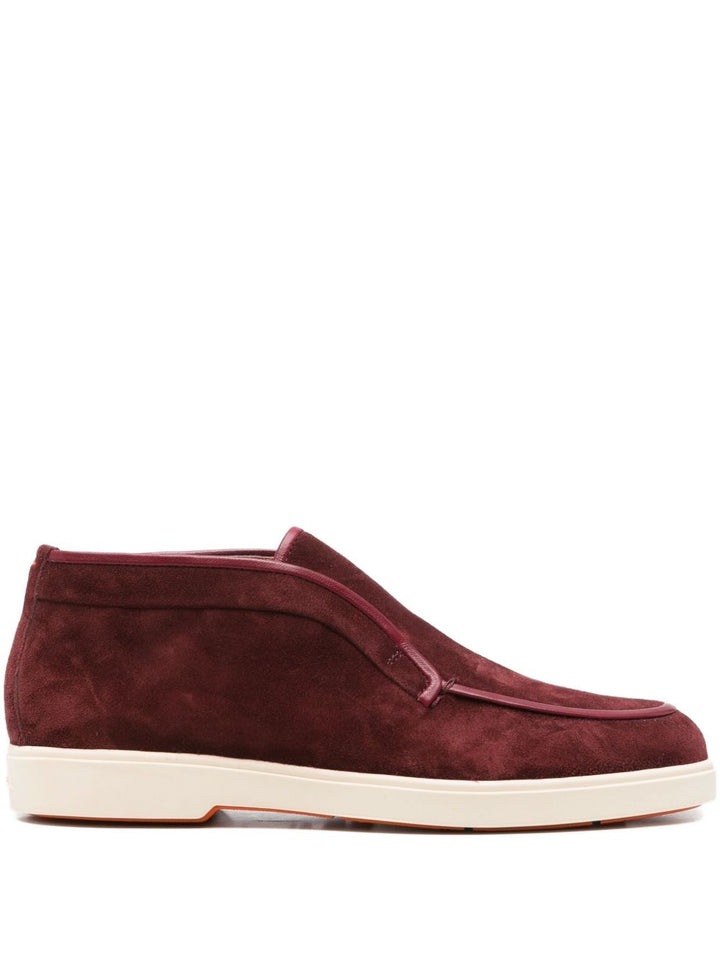 Santoni
Stivaletto desert da uomo in suede rosso