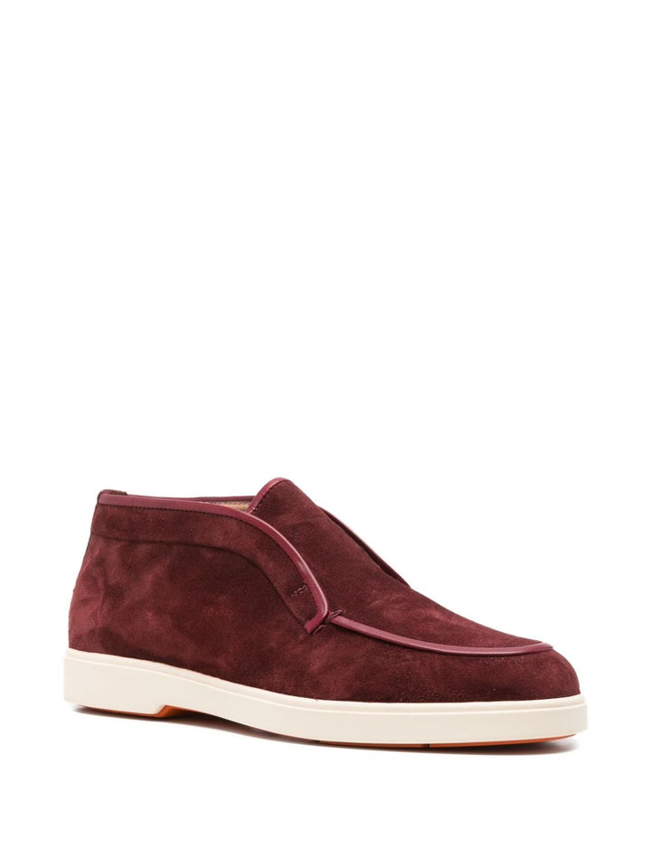 Santoni
Stivaletto desert da uomo in suede rosso