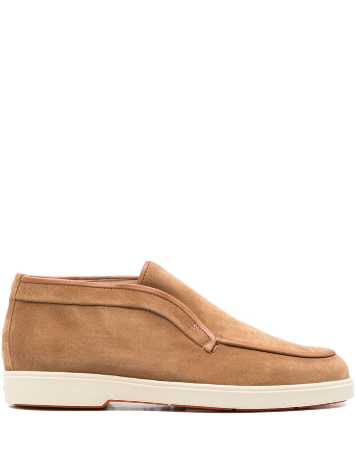 Santoni
Stivaletto desert da uomo in suede beige