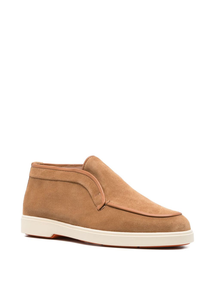 Santoni
Stivaletto desert da uomo in suede beige