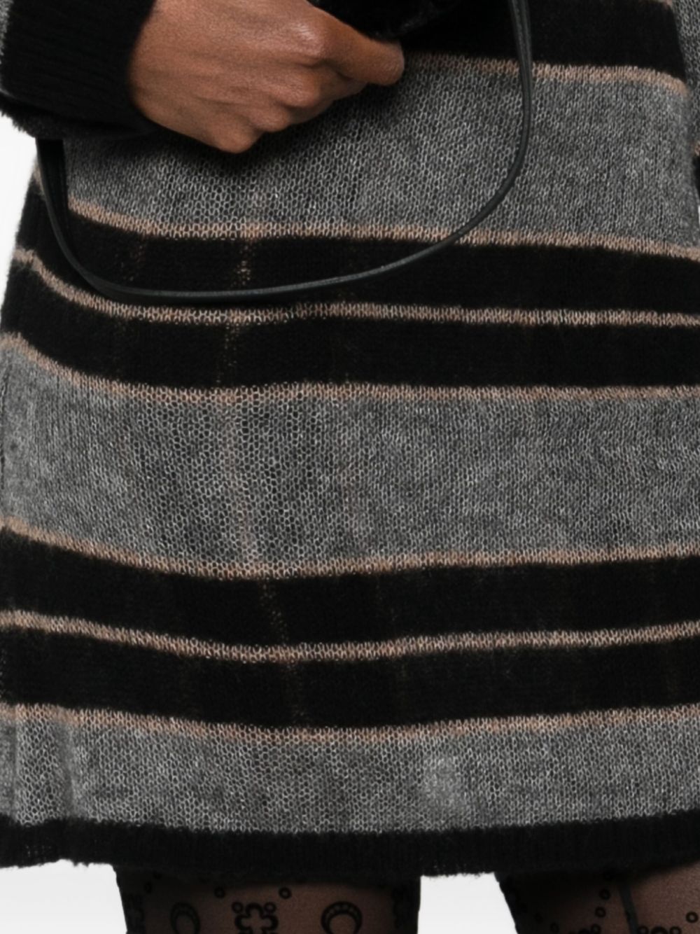 Borsa a tracolla con logo applicato