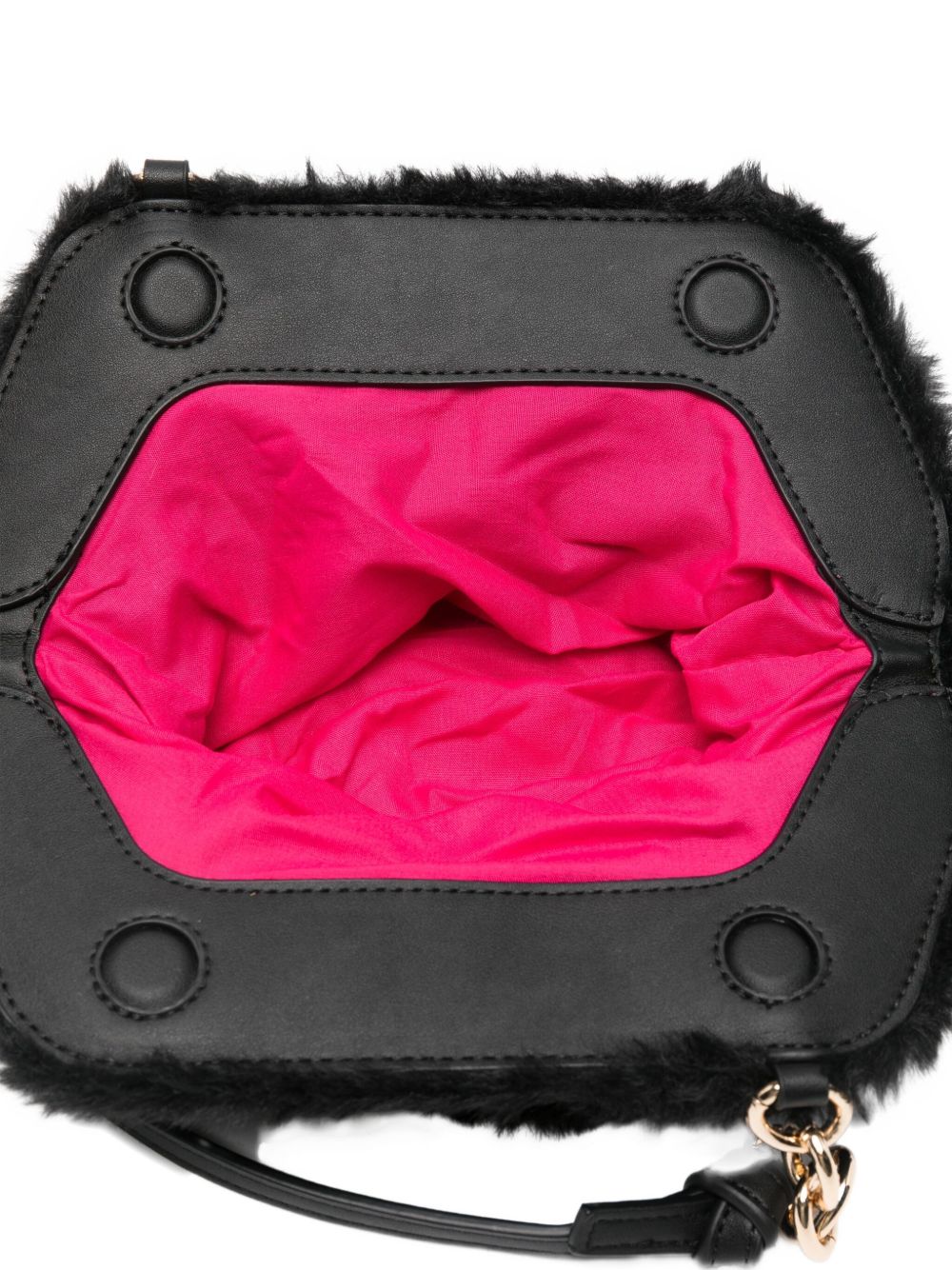 Borsa a tracolla con logo applicato