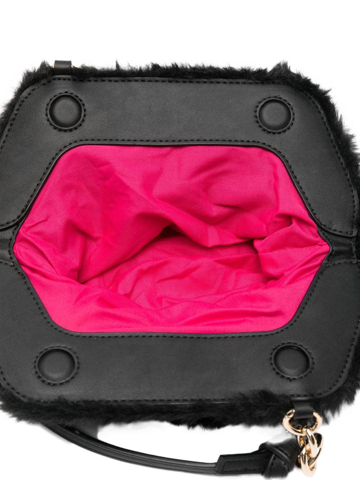 Borsa a tracolla con logo applicato