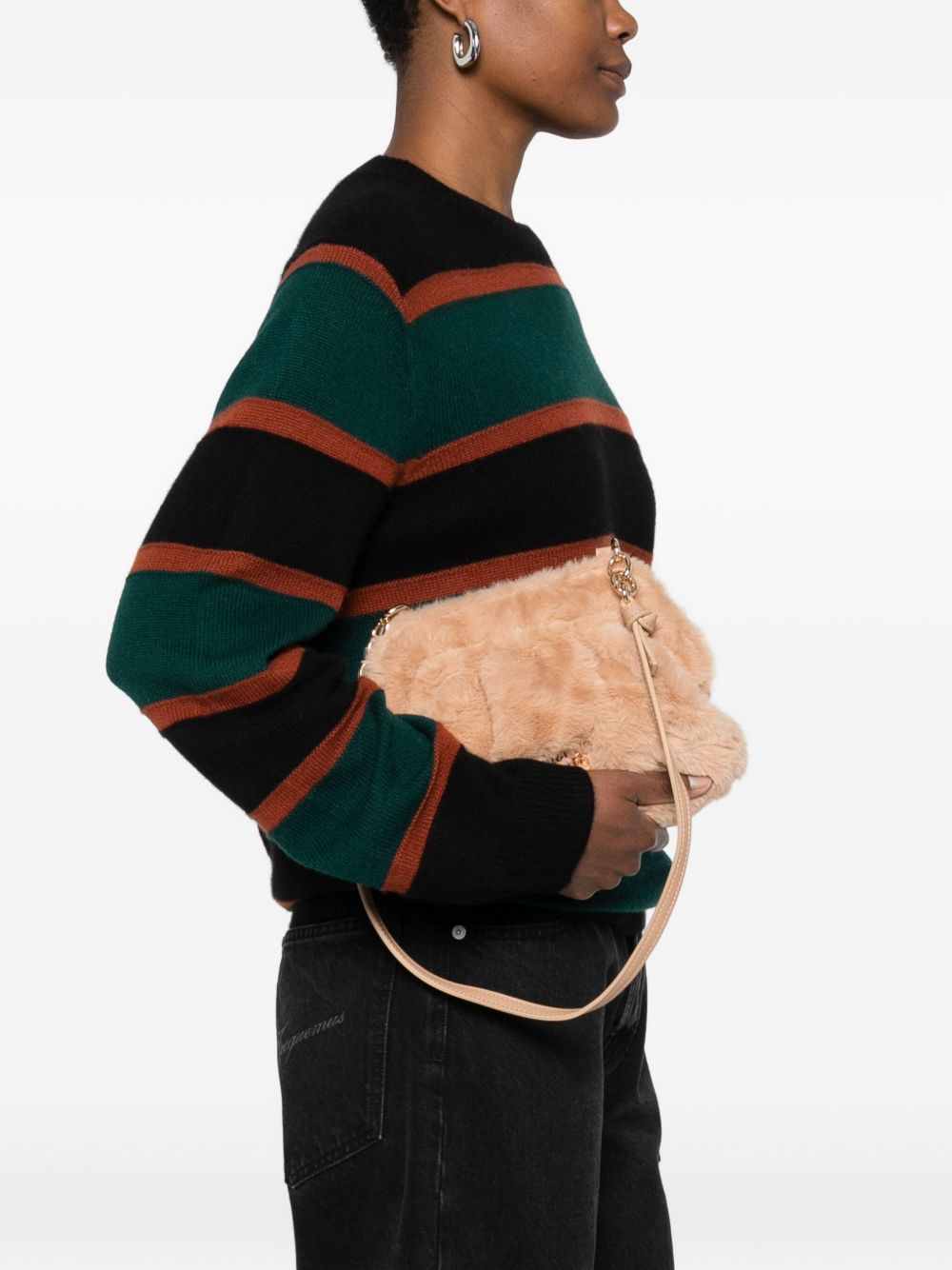 Secret Pon Pon
Borsa a tracolla con logo applicato