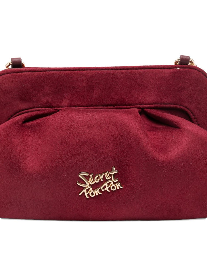 Secret Pon Pon Borsa a tracolla con logo applicato