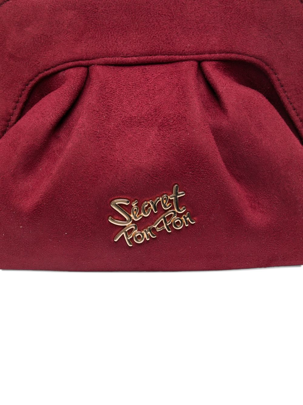 Borsa a tracolla con logo applicato