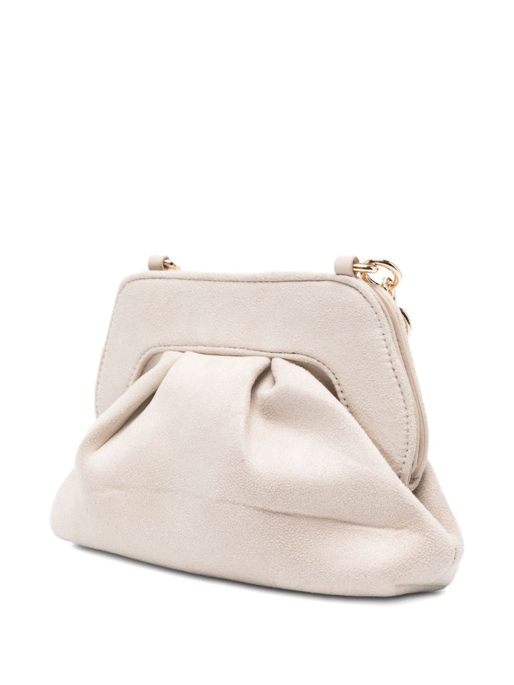 Borsa a tracolla con logo applicato