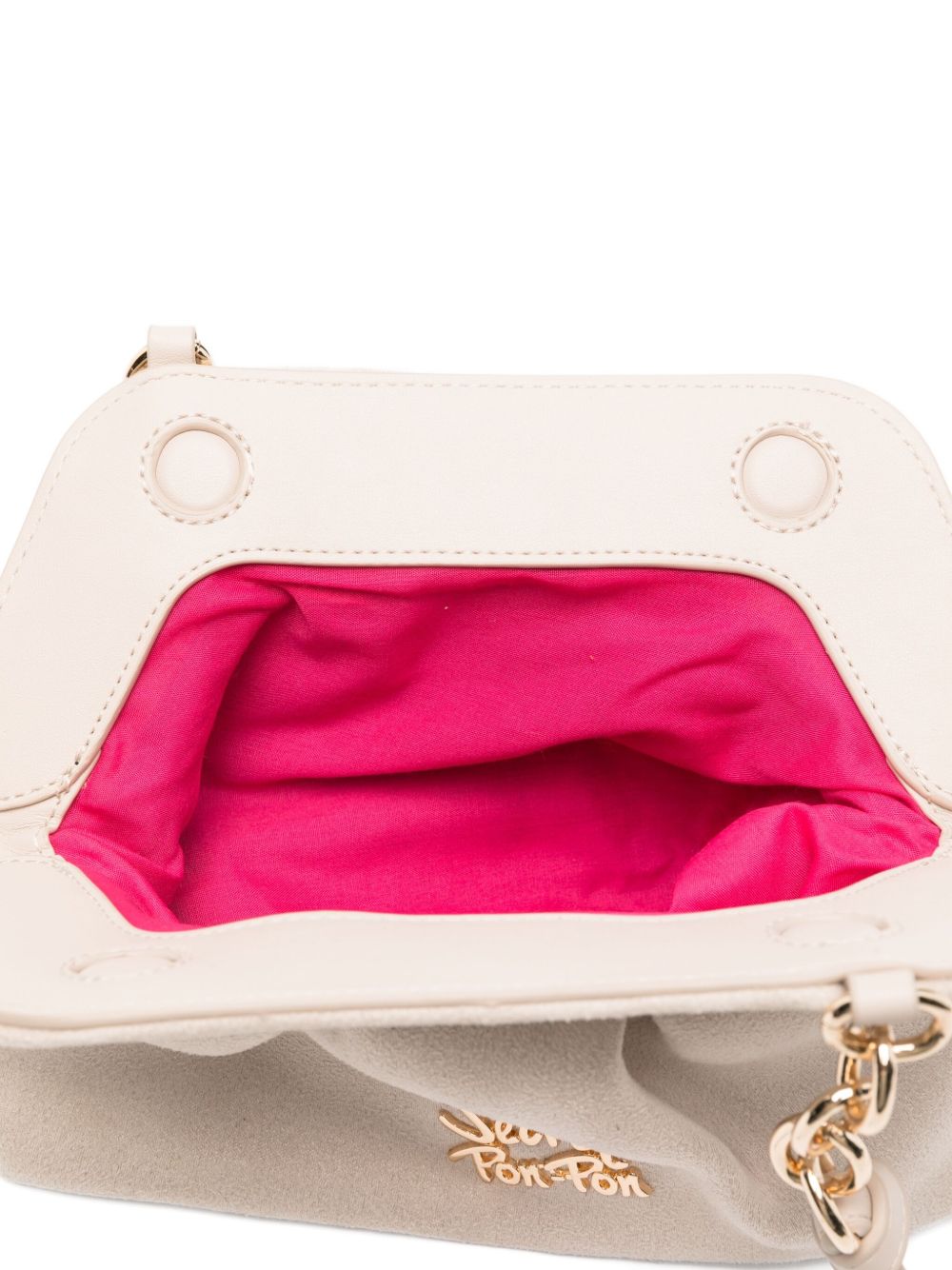 Borsa a tracolla con logo applicato