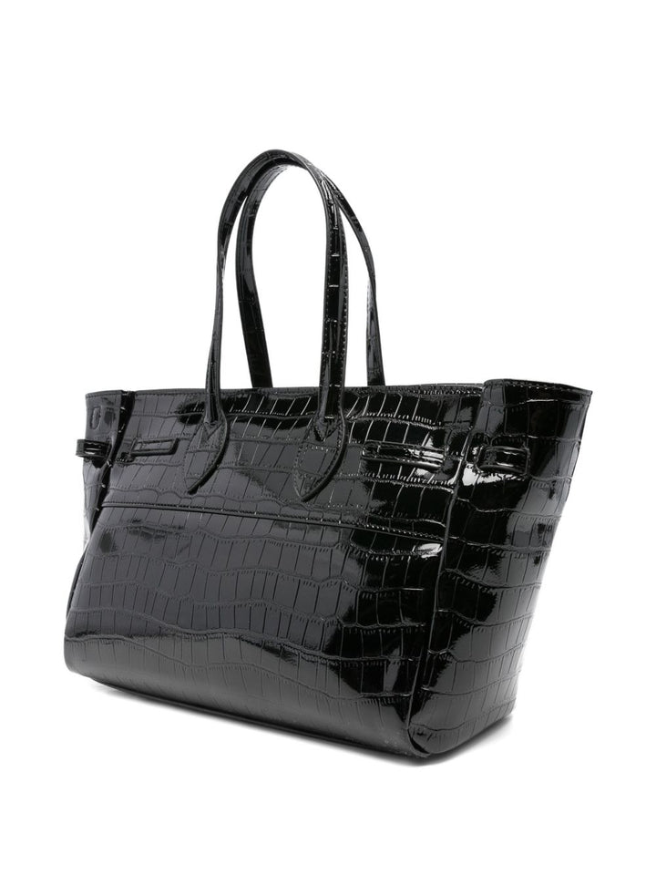 Secret Pon Pon Borsa a tracolla con stampa coccodrillo