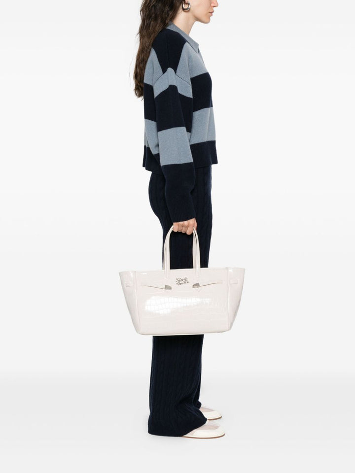 Secret Pon Pon Borsa a tracolla con stampa coccodrillo