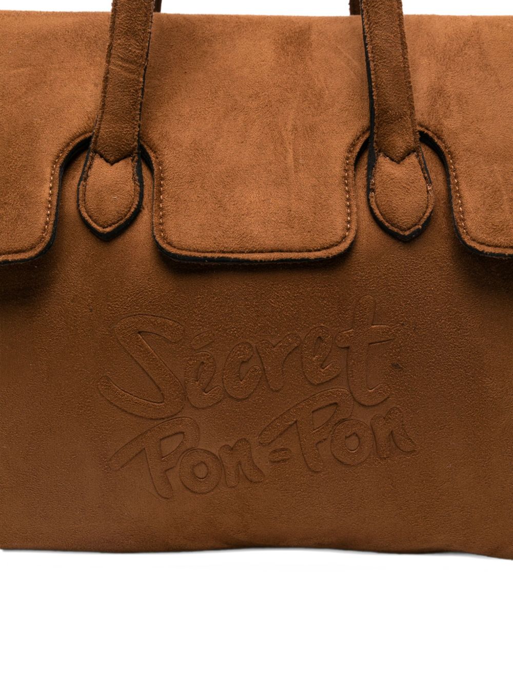 Secret Pon Pon
Borsa a tracolla con logo in rilievo