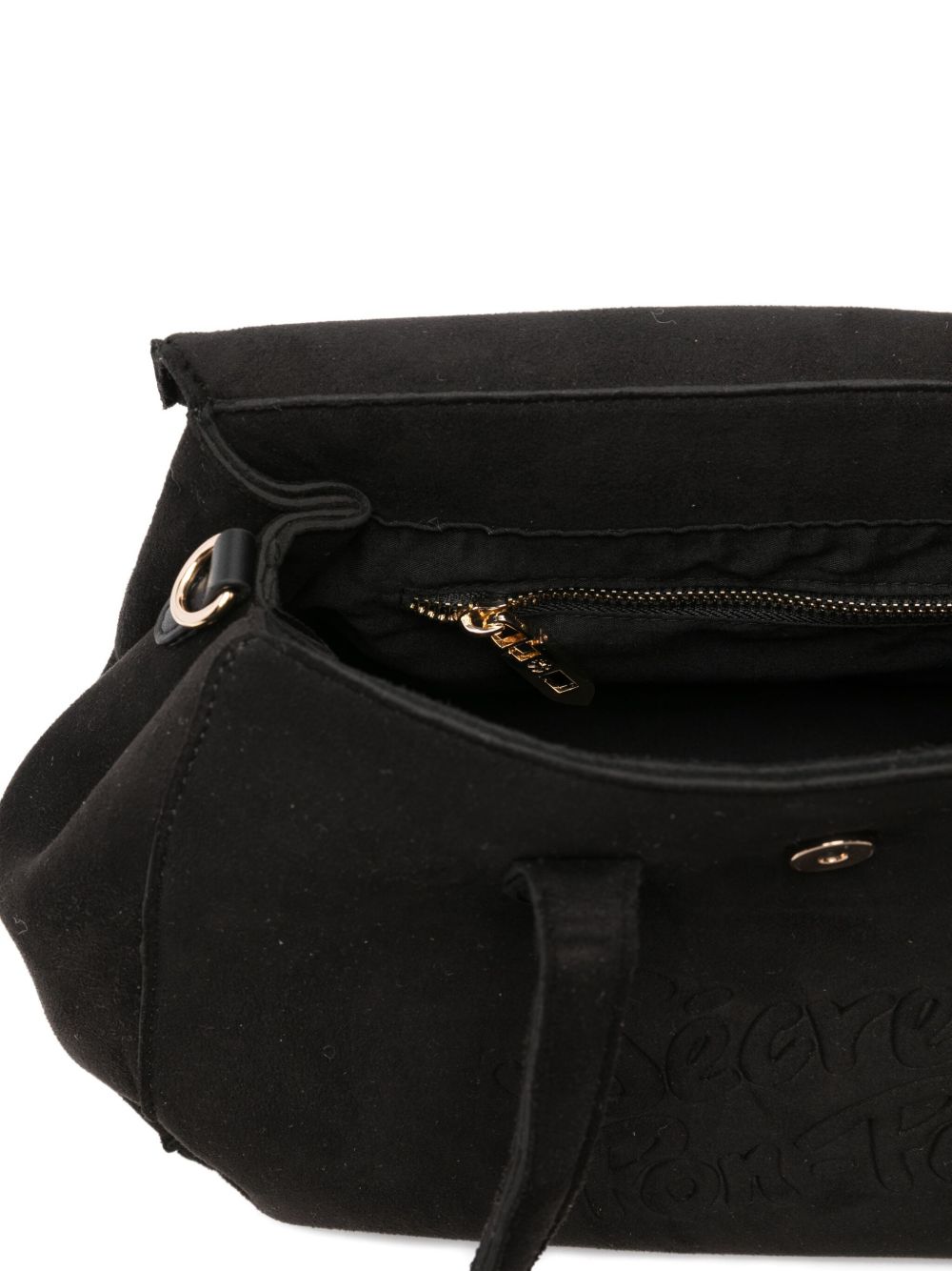 Secret Pom Pom
Borsa tote con logo in rilievo