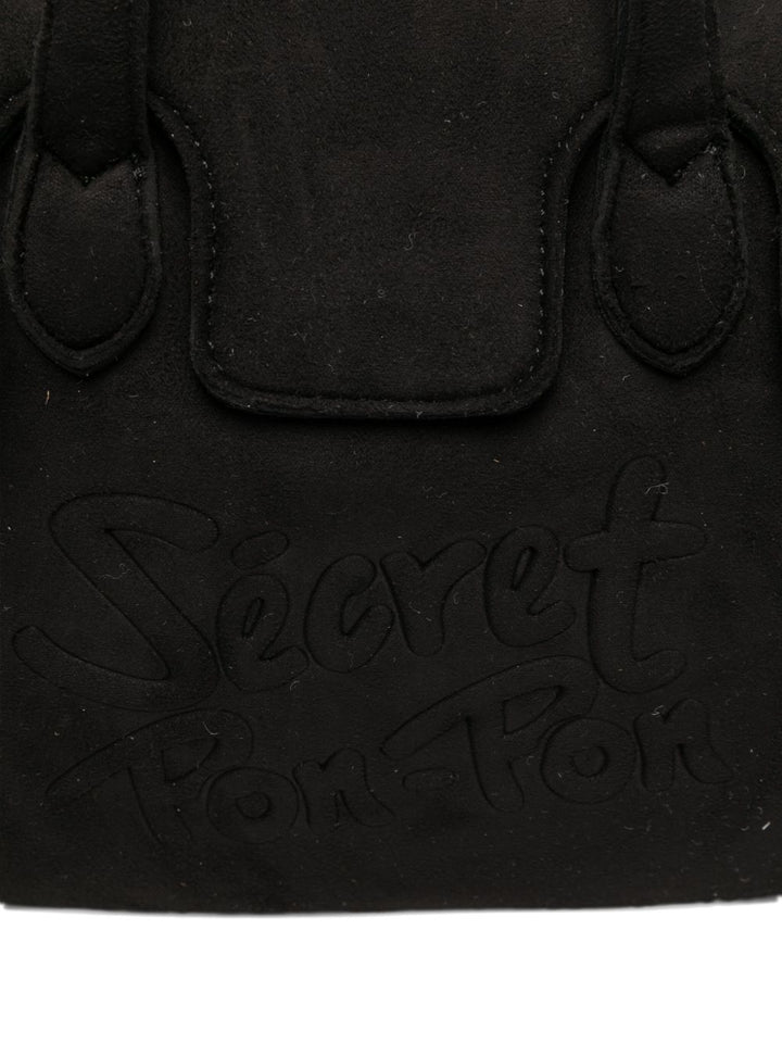Secret Pom Pom
Borsa tote con logo in rilievo