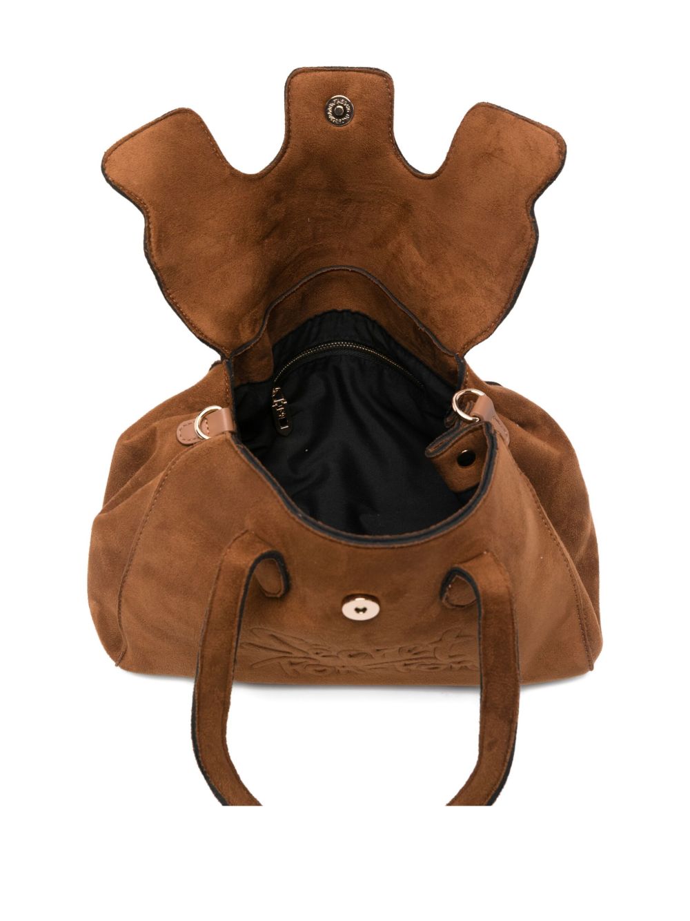 Secret Pom Pom
Borsa tote con logo in rilievo