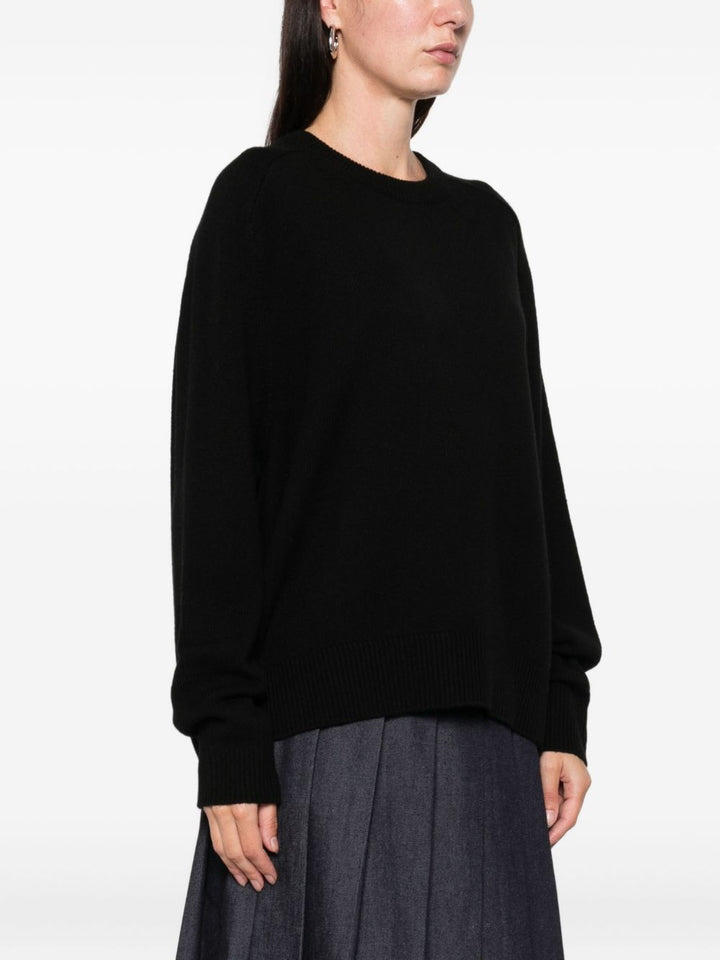 SOFT GOAT Maglioni neri girocollo