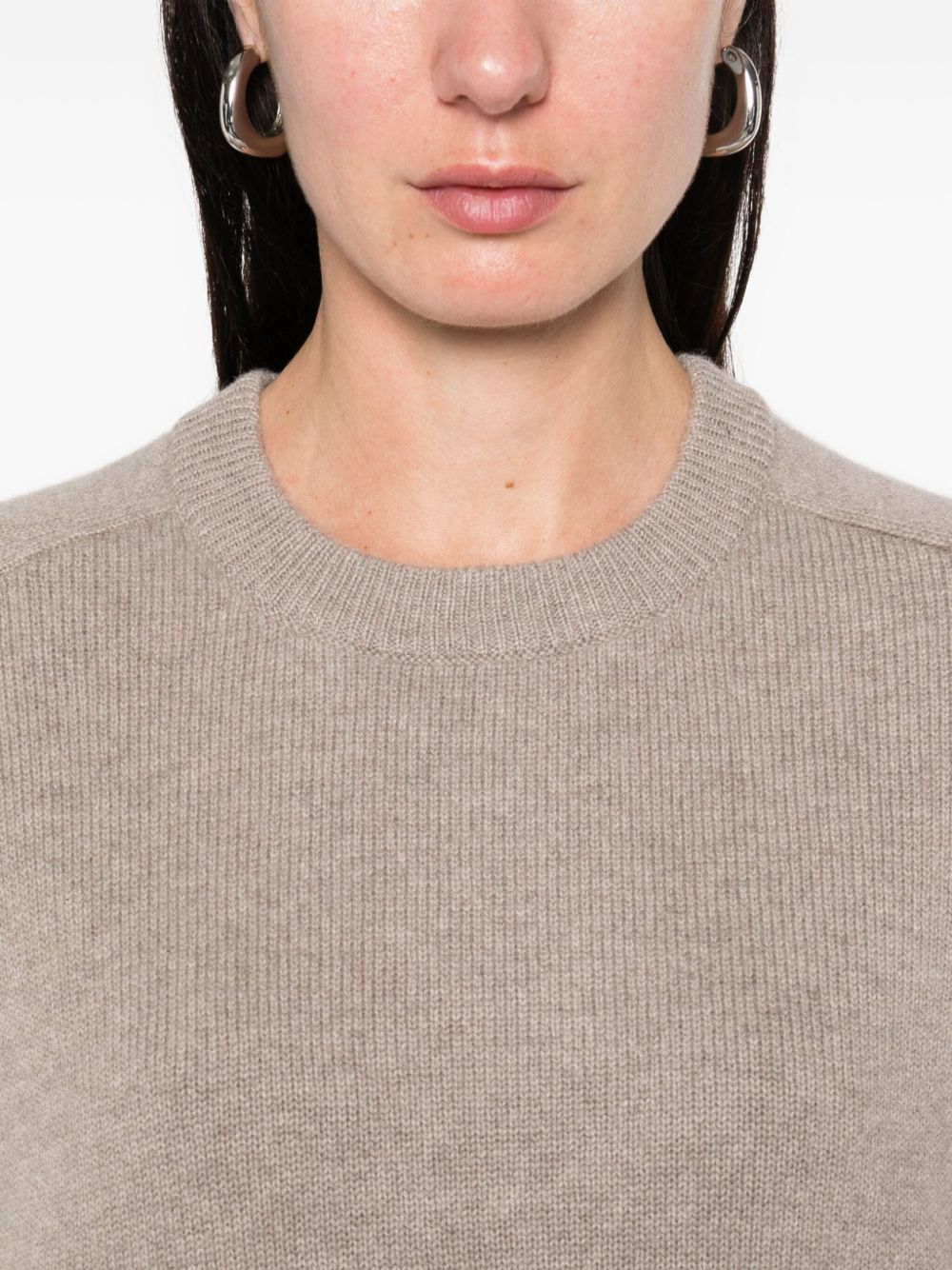 SOFT GOAT Maglioni beige girocollo