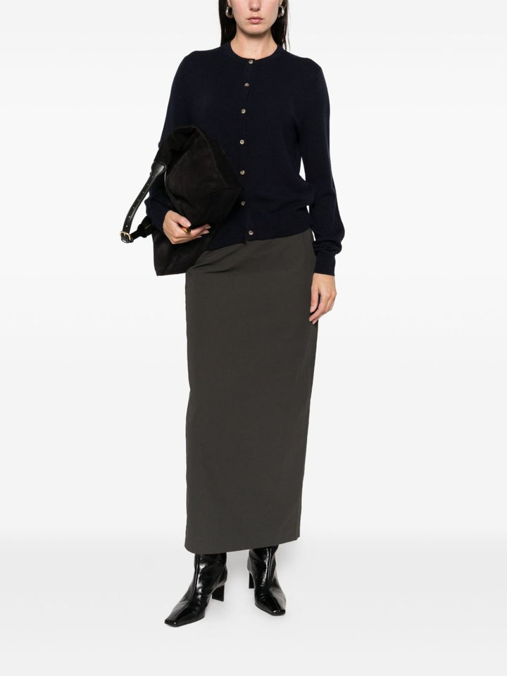 Soft Goat Cardigan girocollo