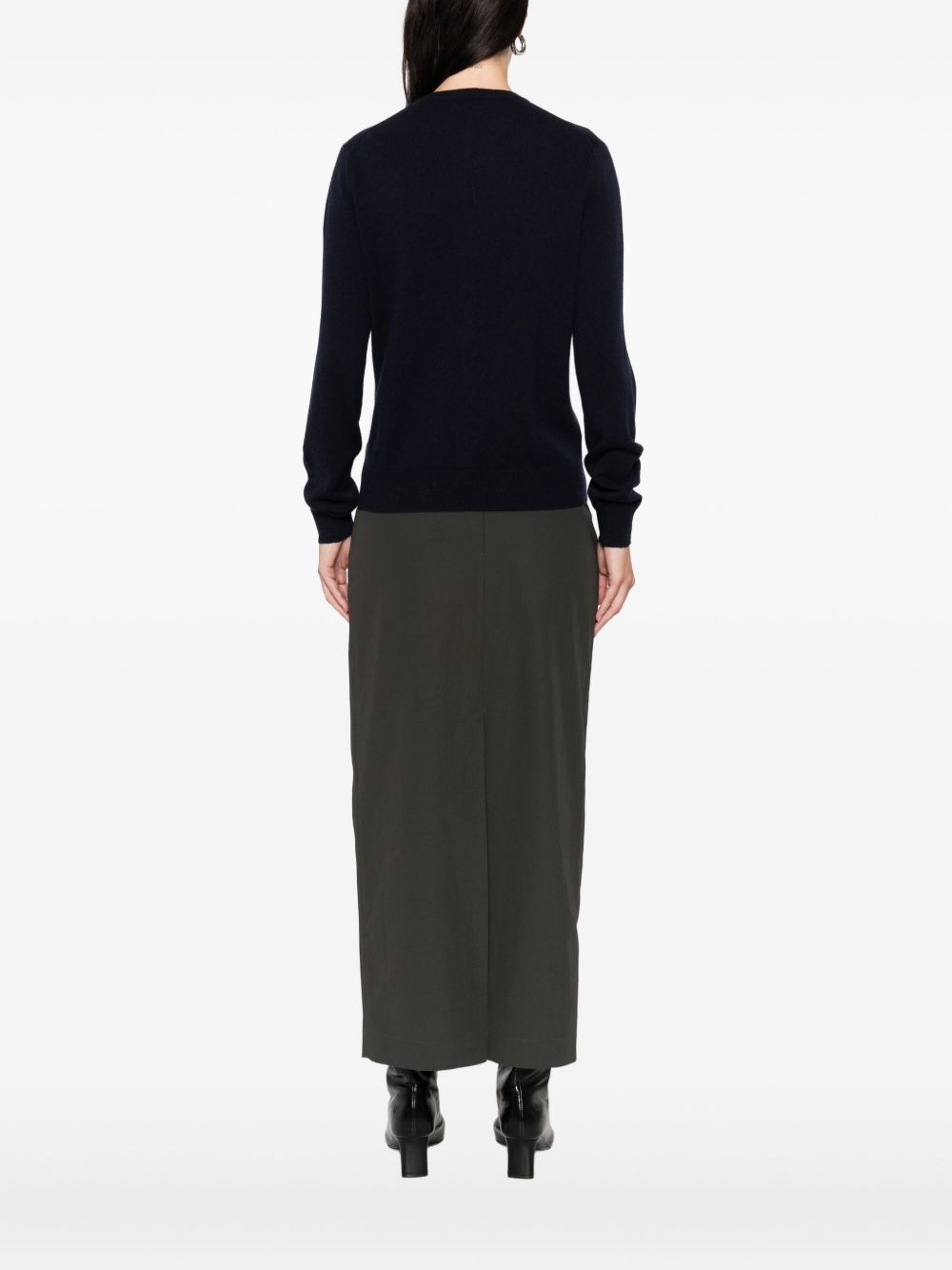 Soft Goat Cardigan girocollo