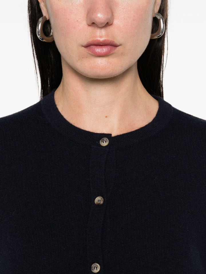 Soft Goat Cardigan girocollo