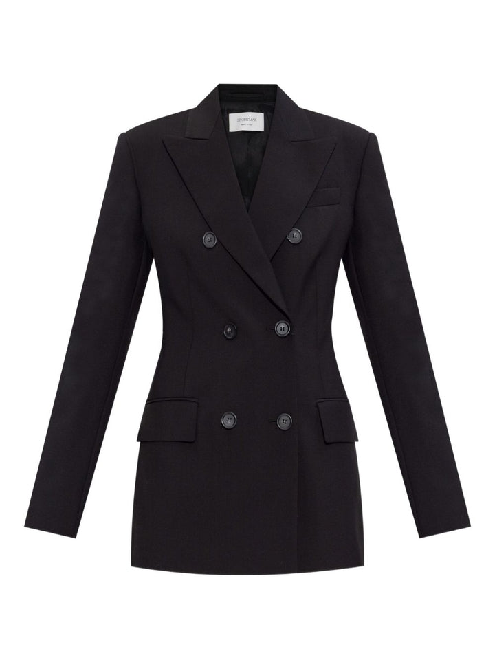 Sportmax Blazer doppiopetto in lana