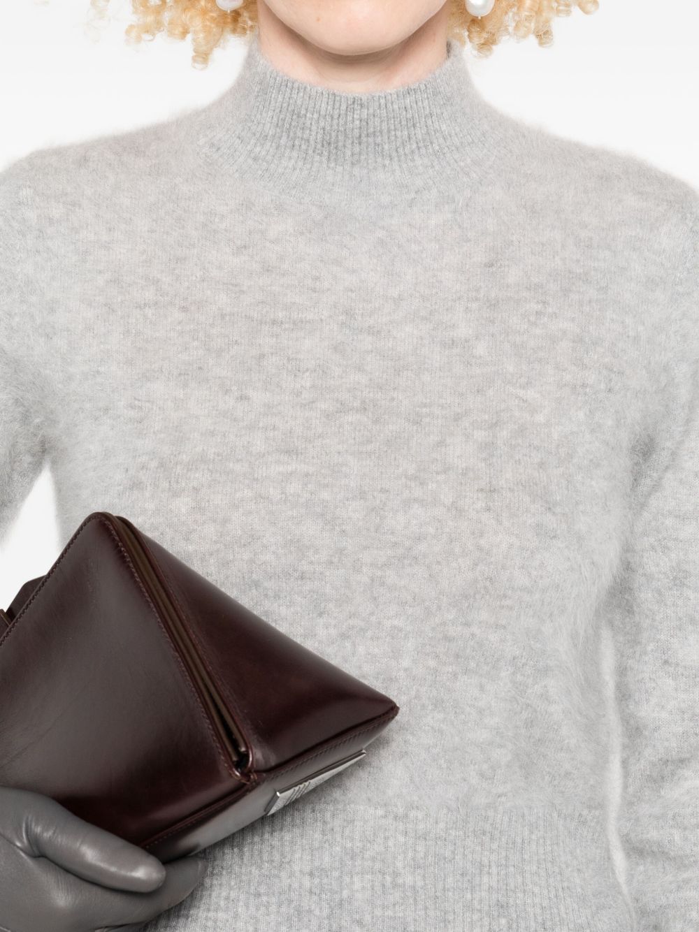 Sportmax Maglione corto a collo alto