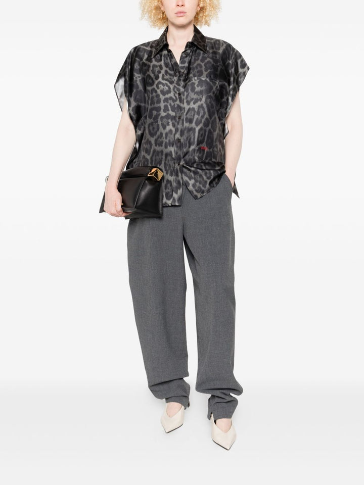 Stella McCartney
Camicia senza maniche con stampa leopardata