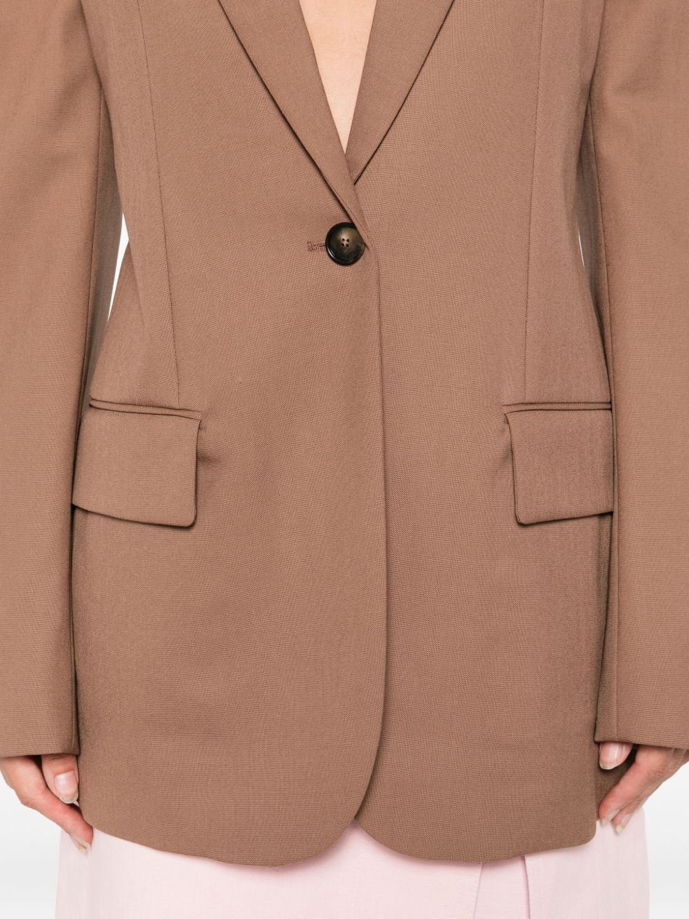Stella McCartney
Blazer con bottone singolo